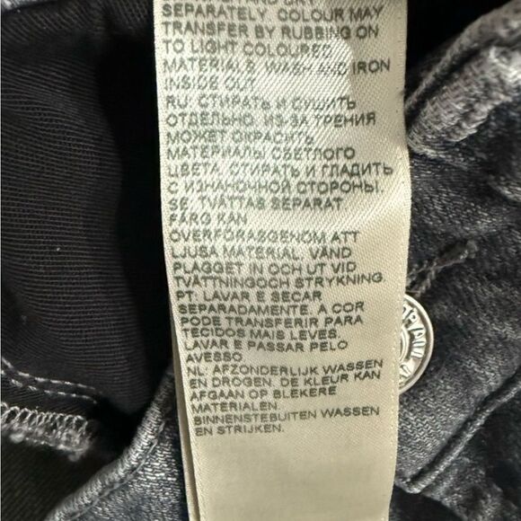 7 For All Mankind Gray Slim Straight Jeans STRETCH TEK SLIMMY IN AMPERSAND 31 - Picture 12 of 15